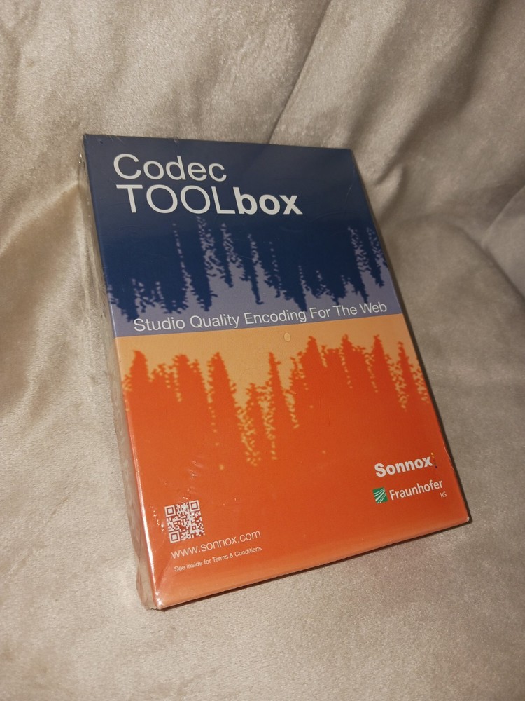 New / Unopened Sonnox Fraunhofer Codec TOOLbox Song Mastering Encoding