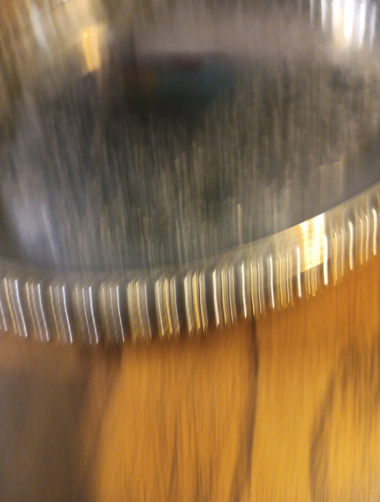 10 In Pierced Tray Silverplate With24 K-eletro G/P.