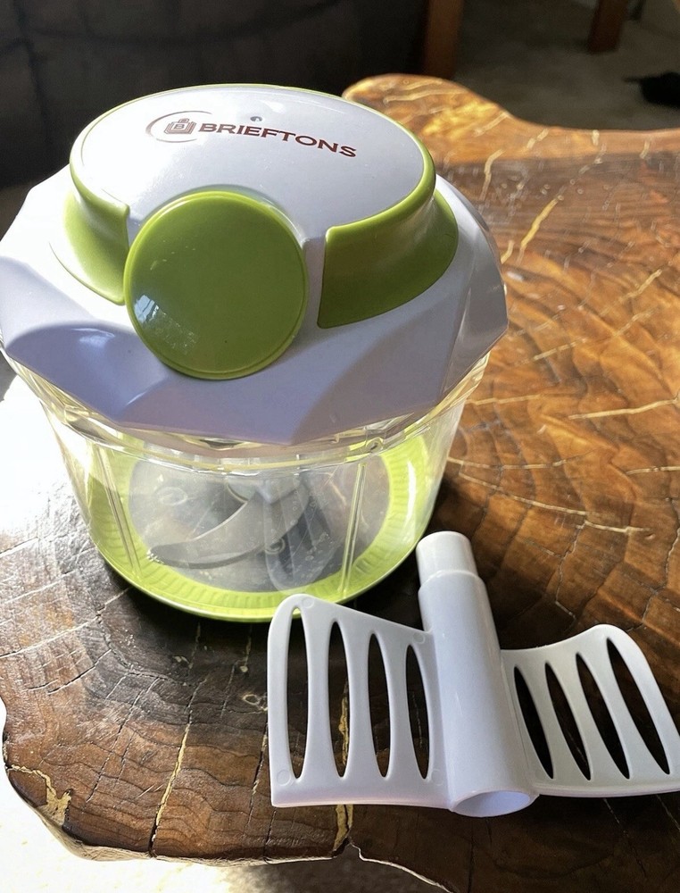 🔪 Brieftons QuickPull Food Chopper (Large) – Manual Veggie & Herb Chopper 🥗✨