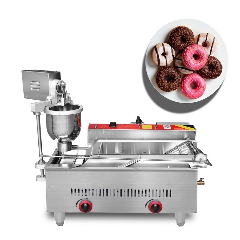 propane Gas Commercial Automatic Donut Maker Doughnut Making Machine