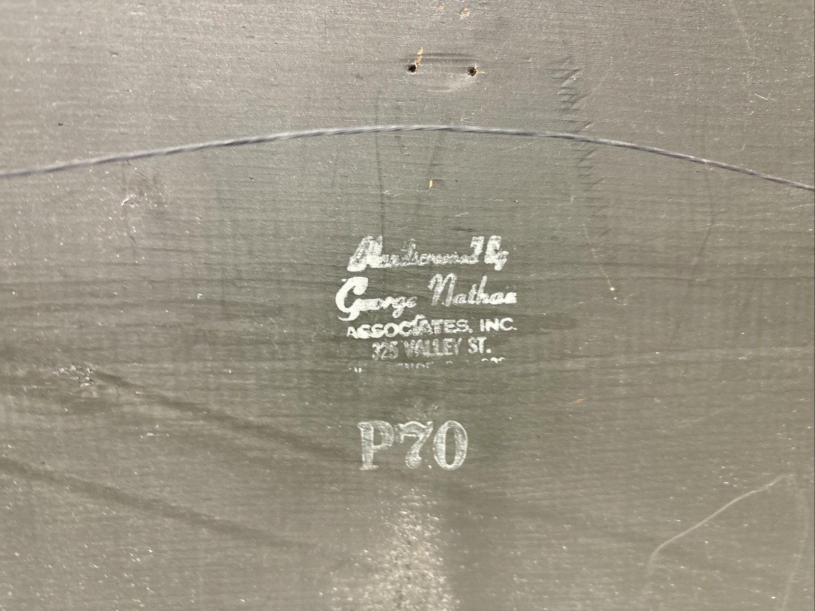 George Nathan Associates P70 Please Use The Spitoon Wood Sign Vintage 30”x11.5”