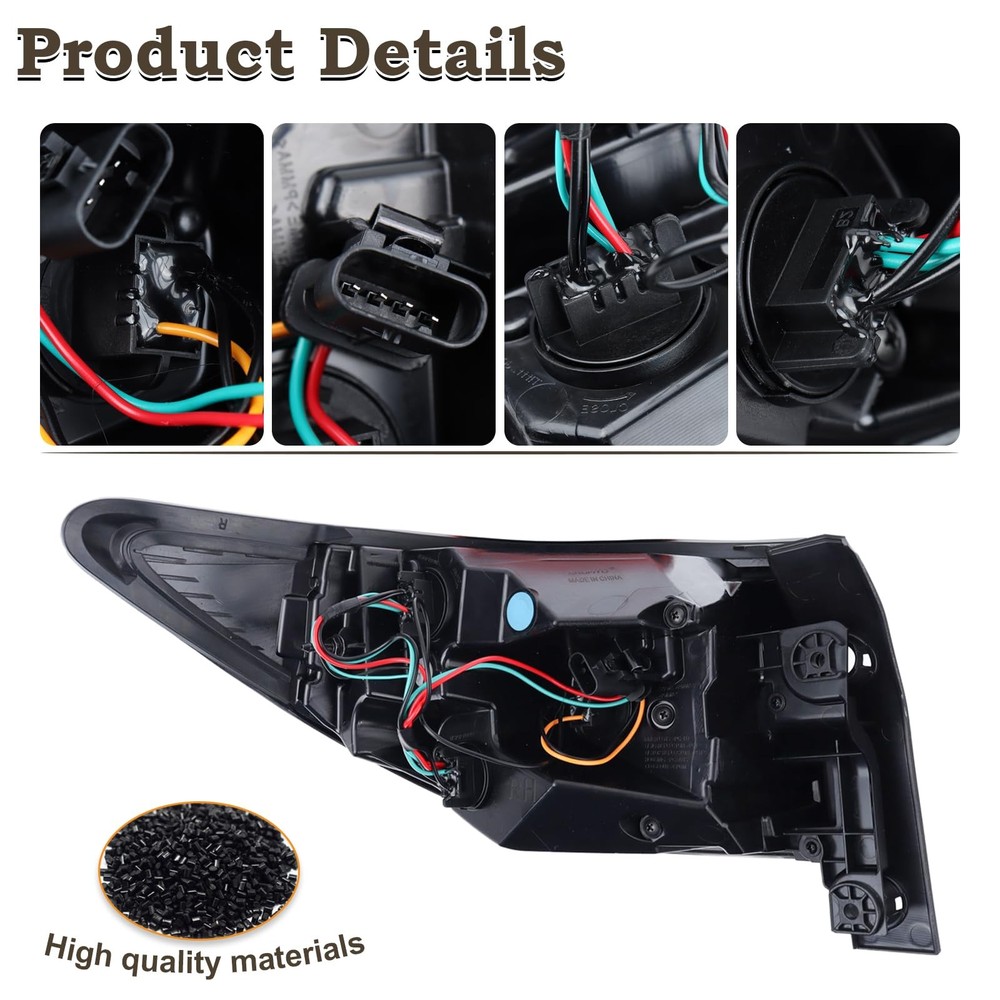 KAMDKI Right Passenger Side Tail Light Assembly