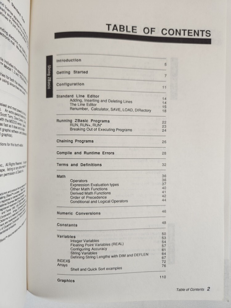 Zedcor ZBasic Interactive Basic Compiler By Andrew R. Gariepy 1987 4th Ed. PB