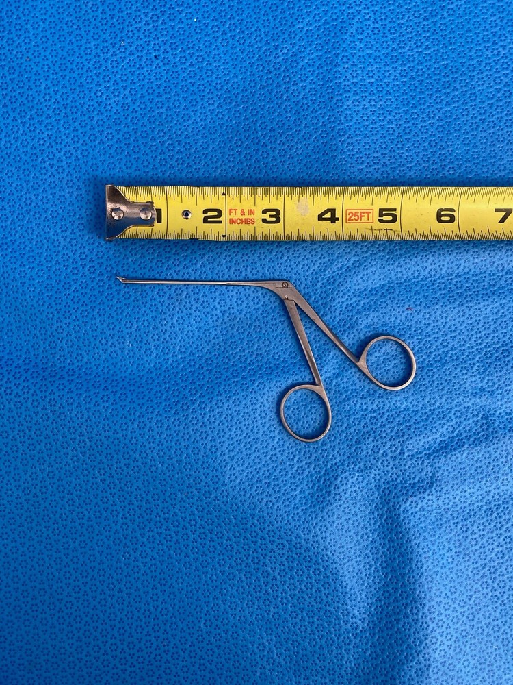 Rotating Smooth Jaw Micro Forceps ENT 3"
