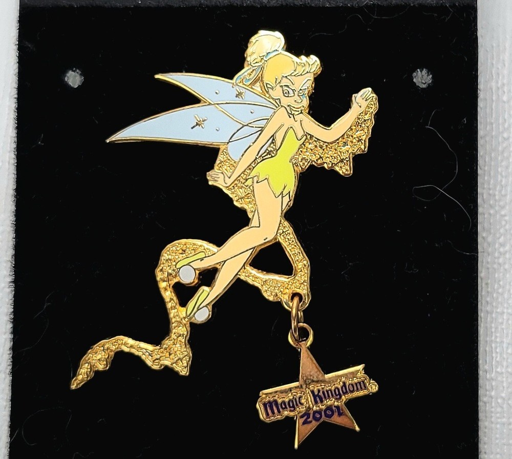 2001 Disney WDW Tinker Bell Pixie Path Celebration Event Completion Dangle Pin