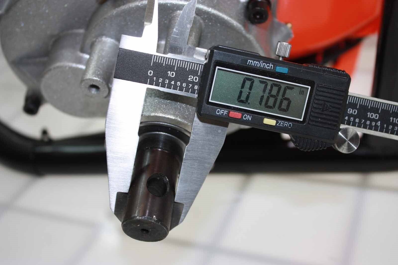 One Man Post Ice Hole Digger Drill 52cc Gas Power Engine Head 2/stroke