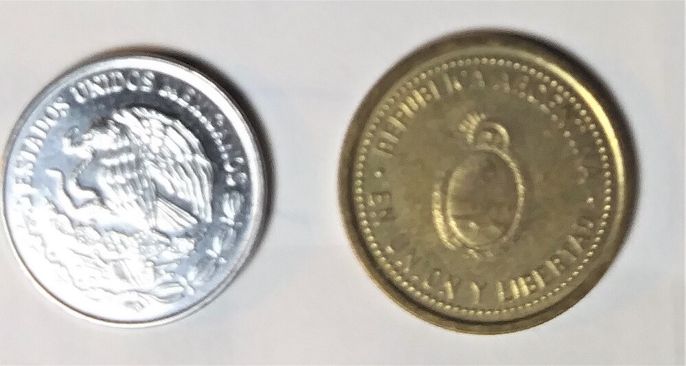 Coin.mexico. 7 coins set