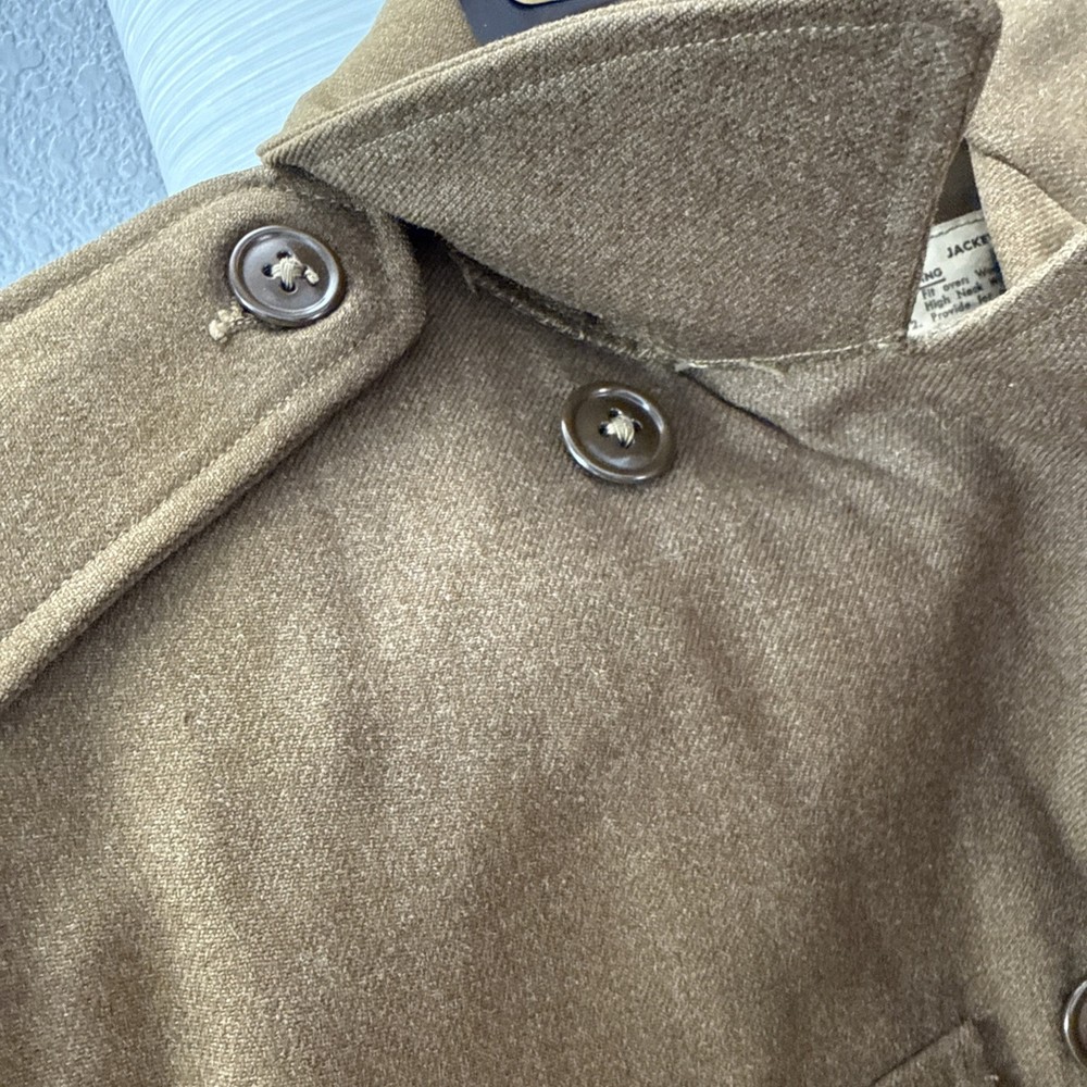 VTG WWII US Army Air Force Wool Field Jacket 36s Training Command Patch 13th Arm