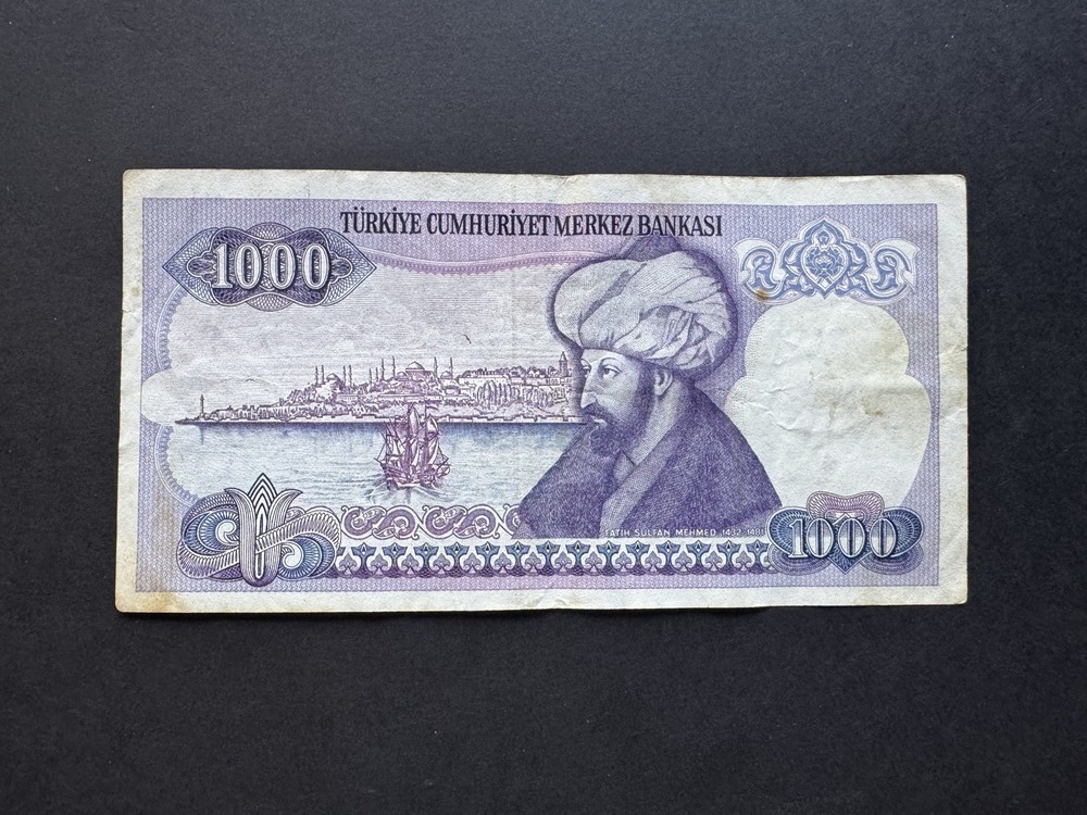 Turkey 1000 Lira Banknote