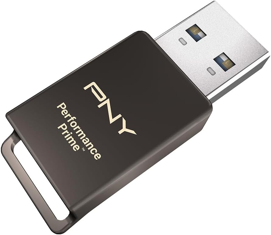 PNY Performance Prime™ USB 3.2 Gen 1 microSD Flash Memory Card Reader, Gray