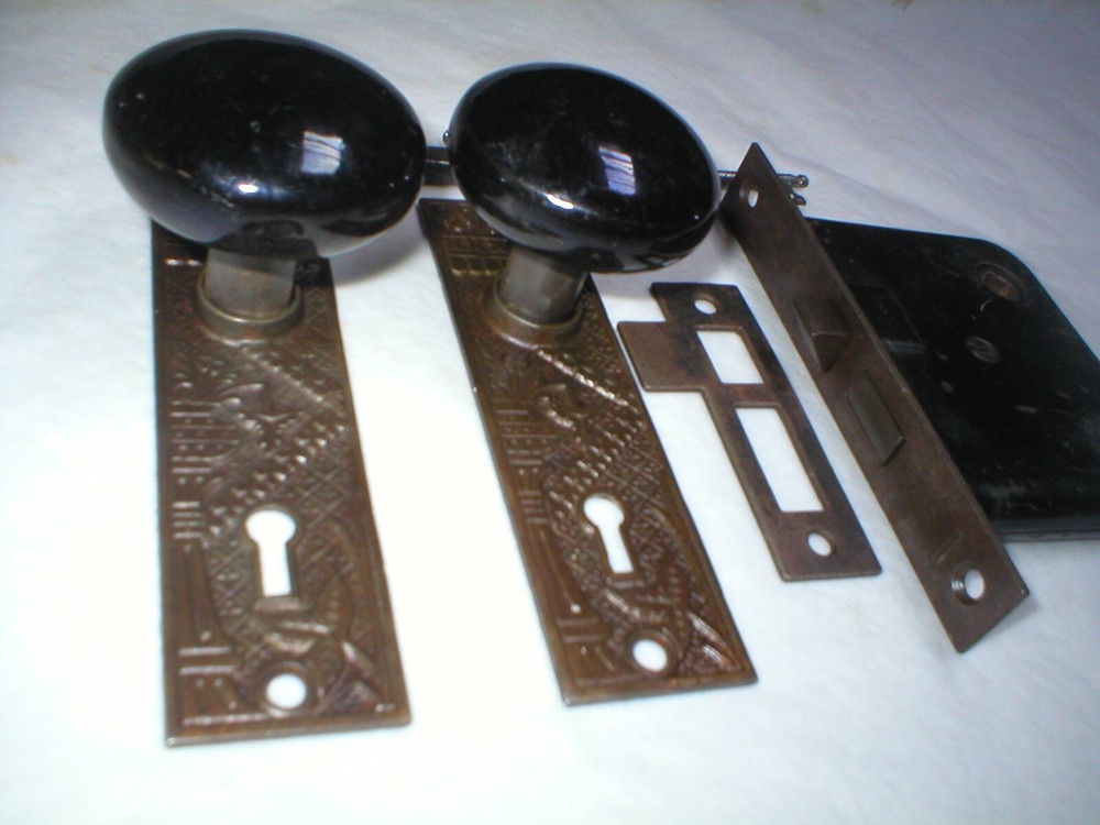 Antique Victorian Era Door Hardware