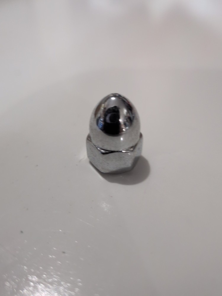 Chrome Acorn Nut 10-32