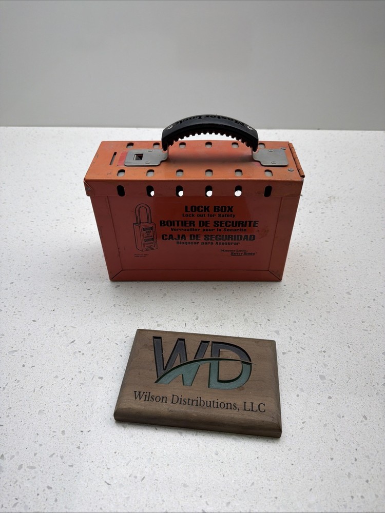 MASTER LOCK 498A Group Lockout Box,12 Locks Max No Locks