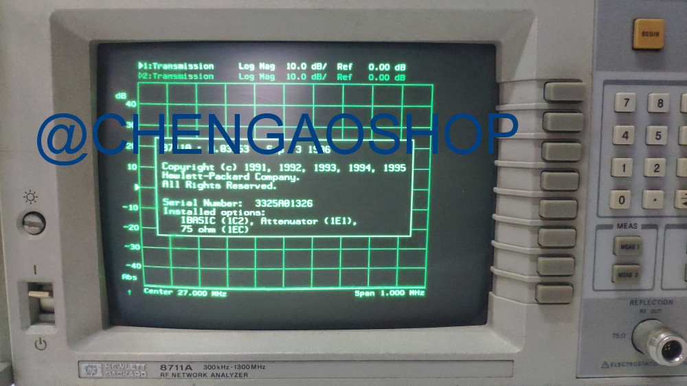 HP 8711A Network Analyzer 1300GHz