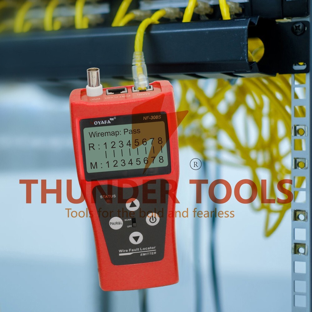 Thunder Tools NOYAFA Multi-functional LCD Network Cable Tester High