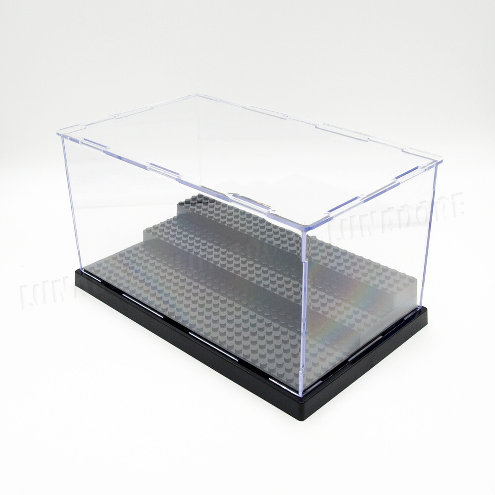 Acrylic Display Case Steps Box Showcase Mini Figures Storage Building Blocks