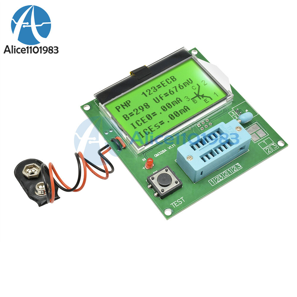 LCD GM328A Transistor Tester Meter Frequency Square Wave Generator