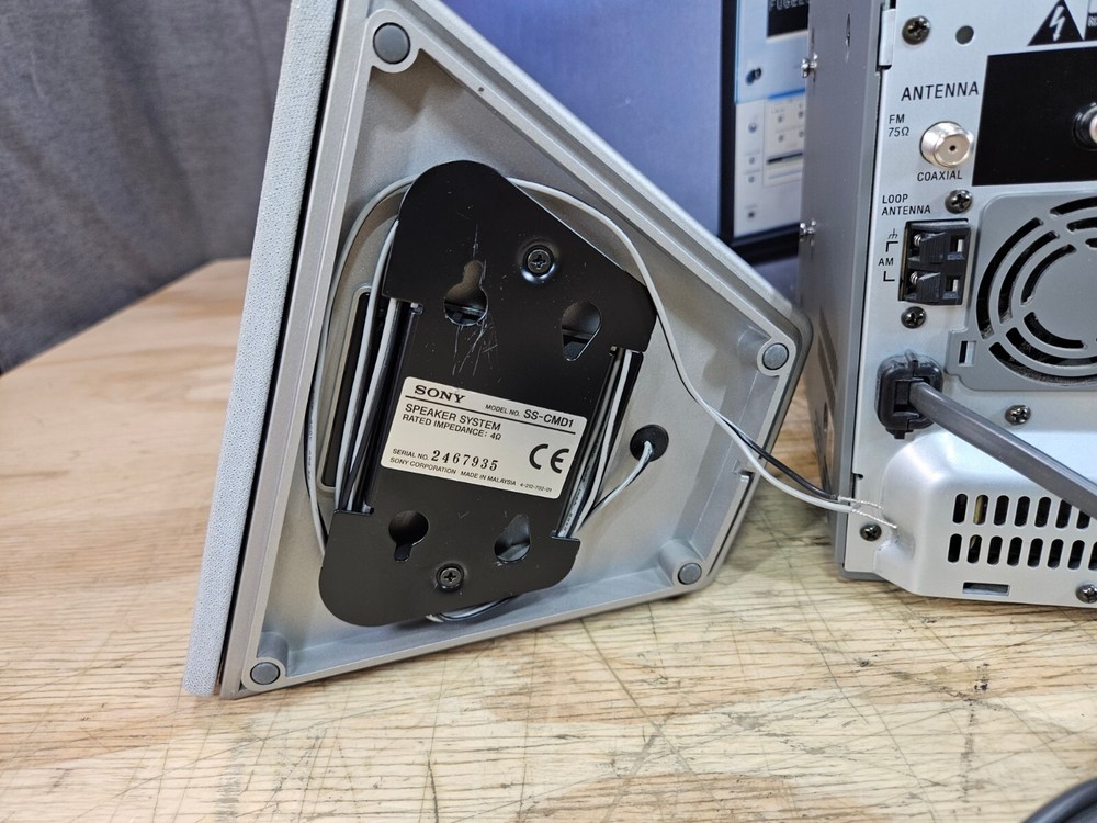 SONY CMT-MD1 Mini Disk Stereo System - VIDEO DEMO! 🎥📺✅