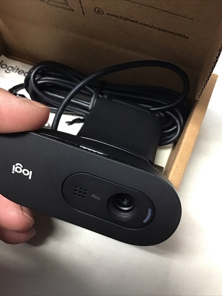 Logitech C505e HD 720P Webcam Black 960-00138 - Open Box