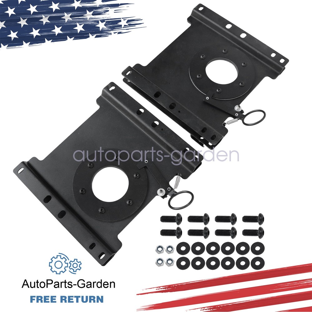 Left+Right Seat Swivel Base Bracket For 97-24 Ford Econoline E150-E450