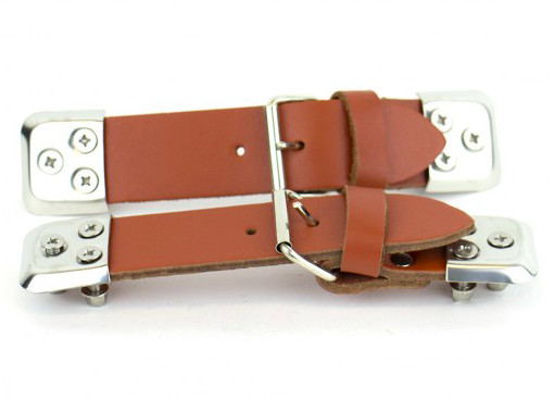 Bonnet Straps Tan Leather