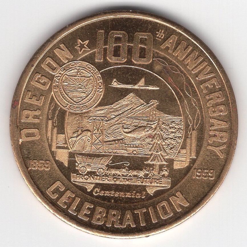 HK 562 Oregon State Capitol Salem Dollar