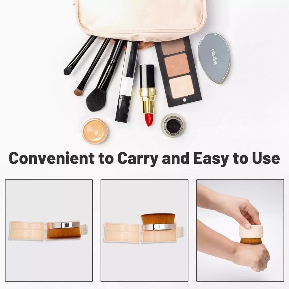 COSTICA Foundation Brush 2 Pack Foundation Makeup Brush - 2 Brushes