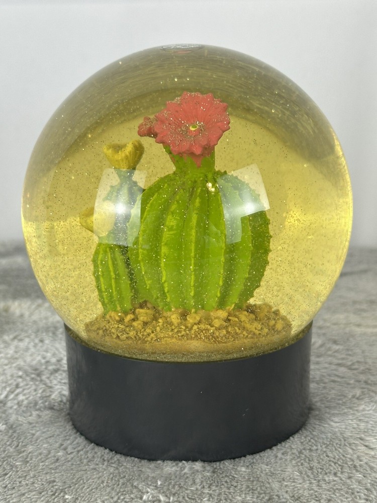Cactus Glitter Snow globe