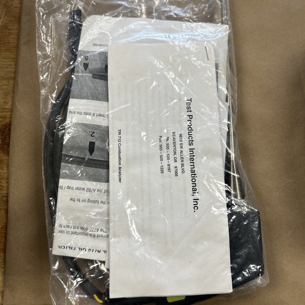 TPI 712 Combustion Efficiency Analyzer with Flue Probe