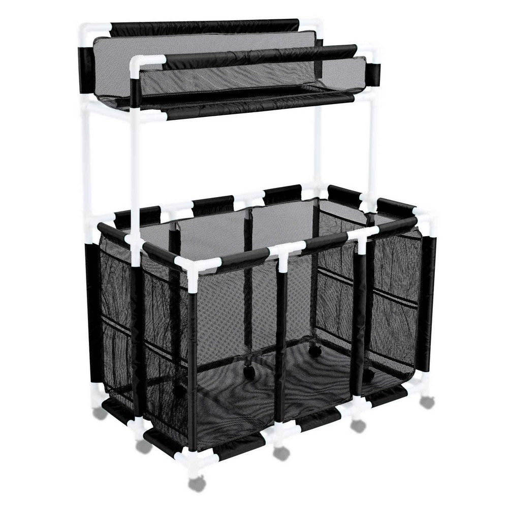 AplusChoice 10 Wheels Replacement Mesh Cover for Pool Storage Bin 424 Gallon