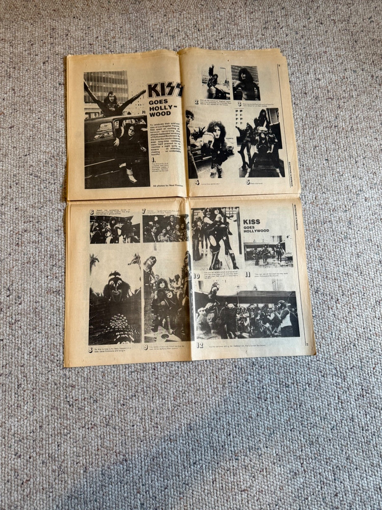 1977 Rock Scene Backstage SCRAPBOOK # 1
