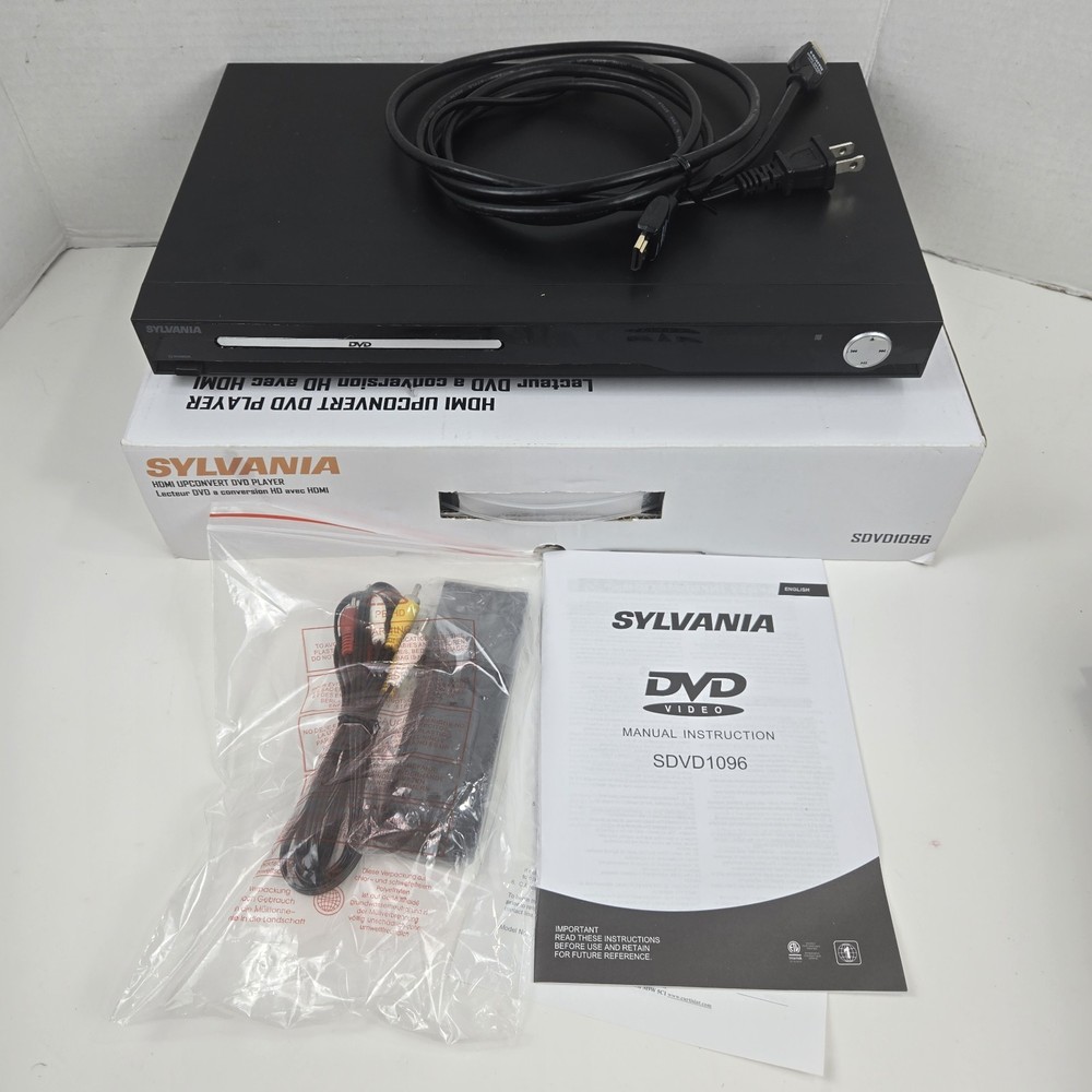 Sylvania HDMI Upconvert DVD Player with 1080P Upconversion (SDVD1096)™ READ!!