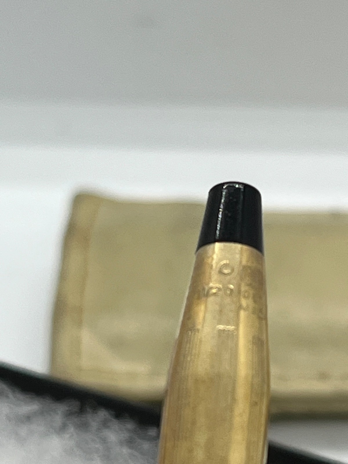 Ladies Set Vintage Cross Pen Pencil Set 1/20 14k Gold Filled Pen Travel & Purse