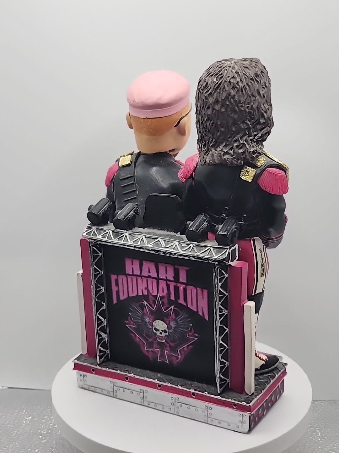 Hart Foundation Bret + Jim Neidhart Bobblehead WWE WWF WCE AEW Wrestling FOCO