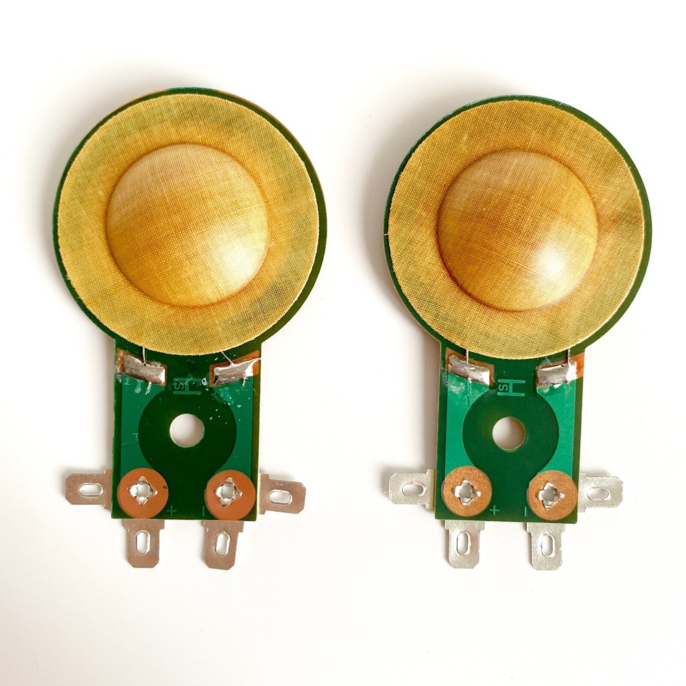 2 Replacement 1" Diaphragm For Selenium 12CO2A, 15CO2A Horn Tweeter 8Ω