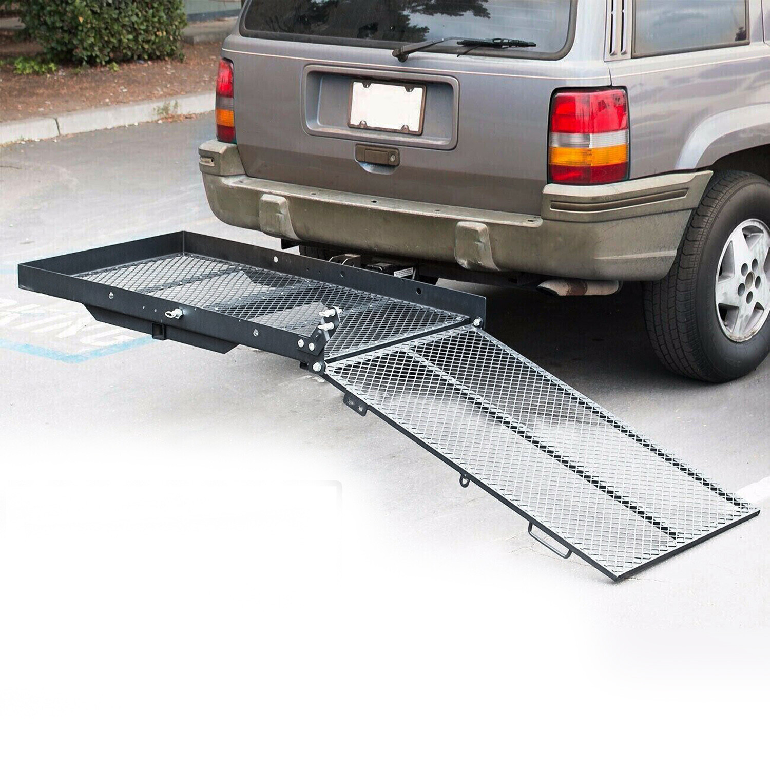 Foldable Wheelchair Scooter Carrier Mobility Disability Medical Hitch Rack Ramp
