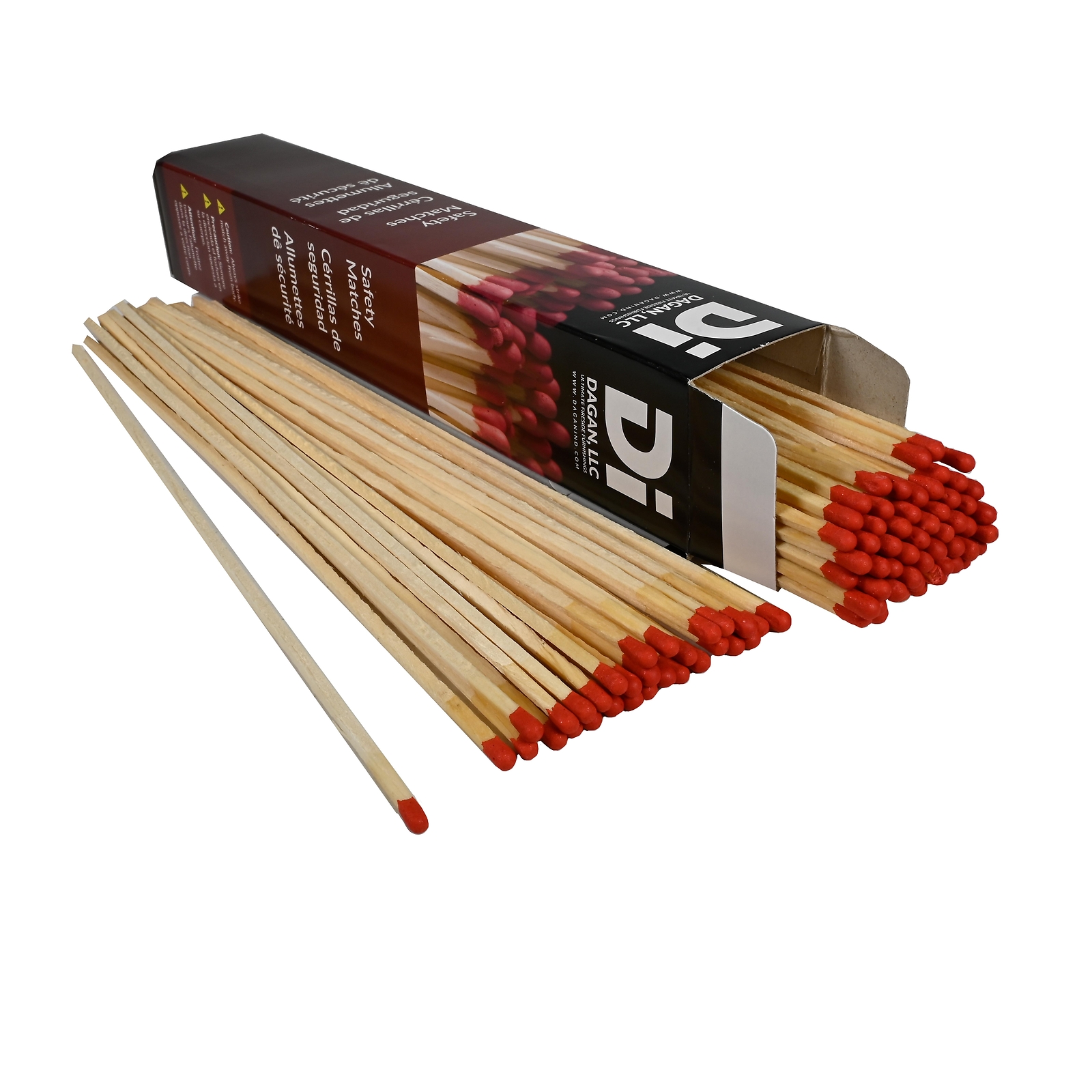 Extra Long Premium Fireplace Matches - 90 Matches Per Box