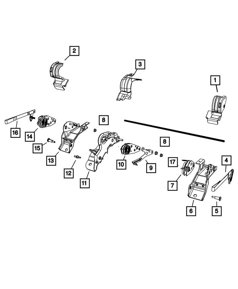 Genuine Mopar Bracket 68004440AA