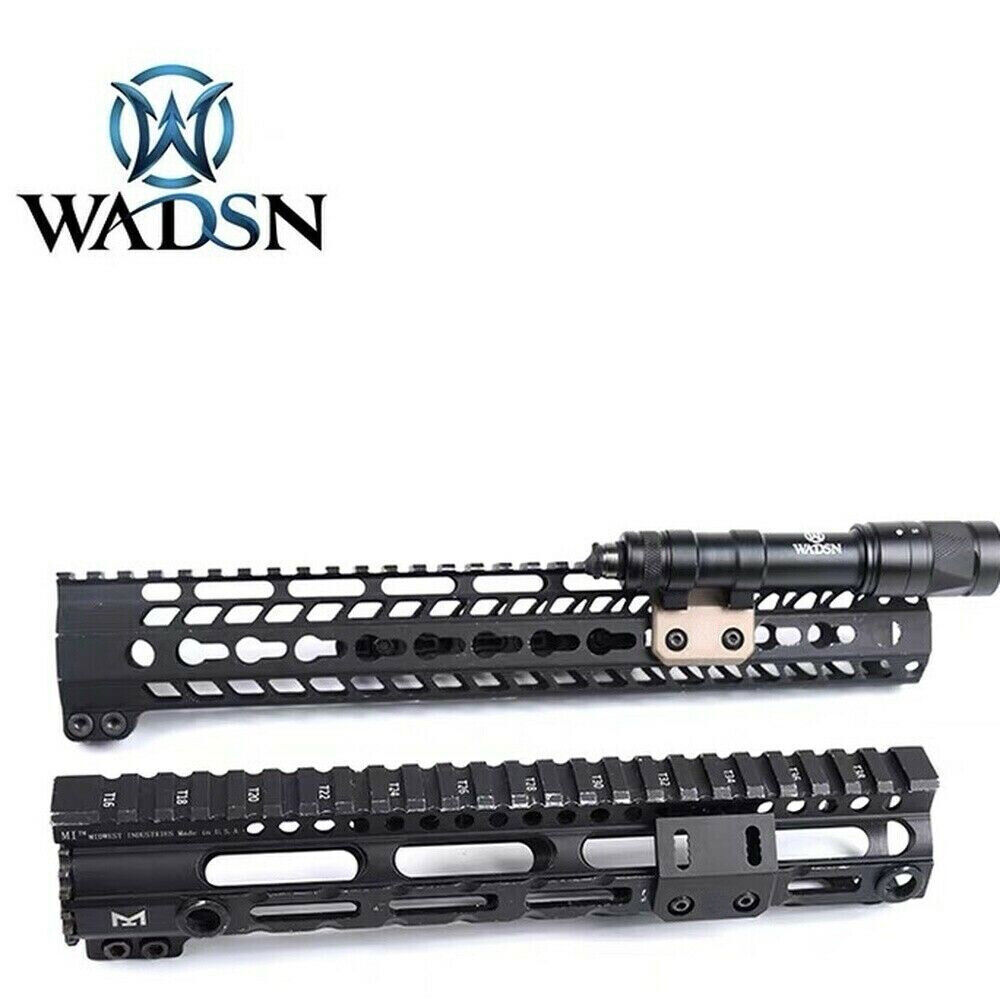 Tactical Scout Flashlight MLOK Keymod Offset Mount for PLHv2 M600 scoutlights