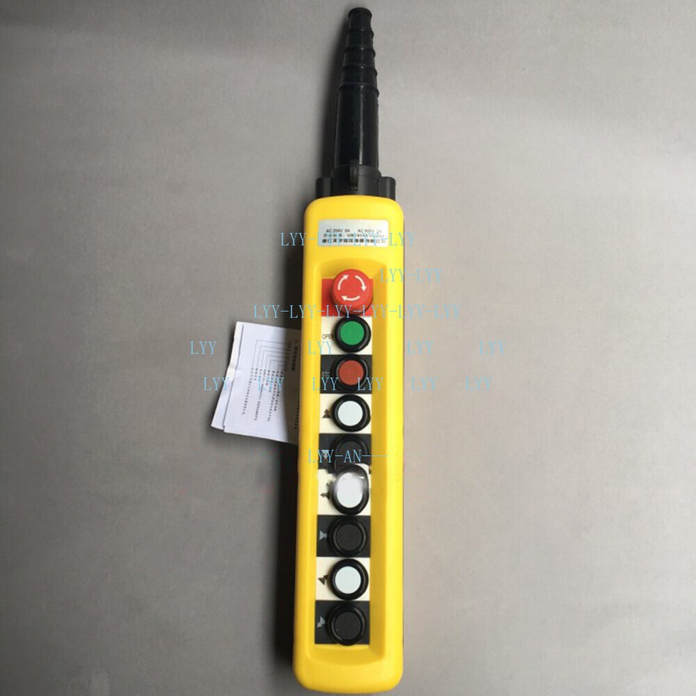 For XAC-8913 Pendant Control Stations Crane 8 Pushbutton Switch