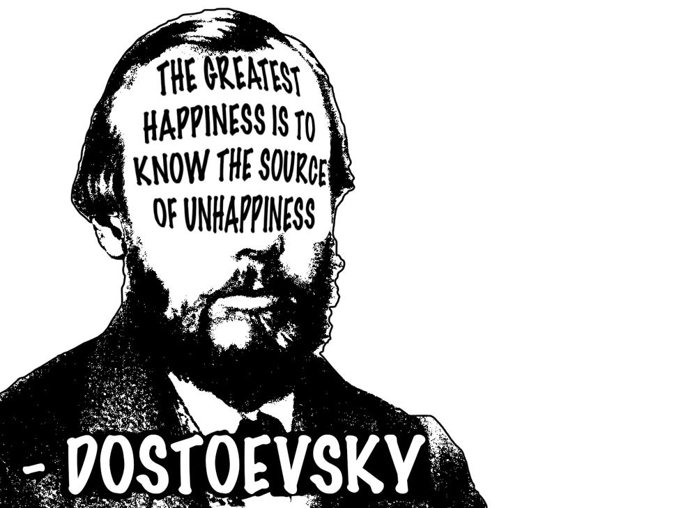Fyodor Dostoevsky Quote Stickers