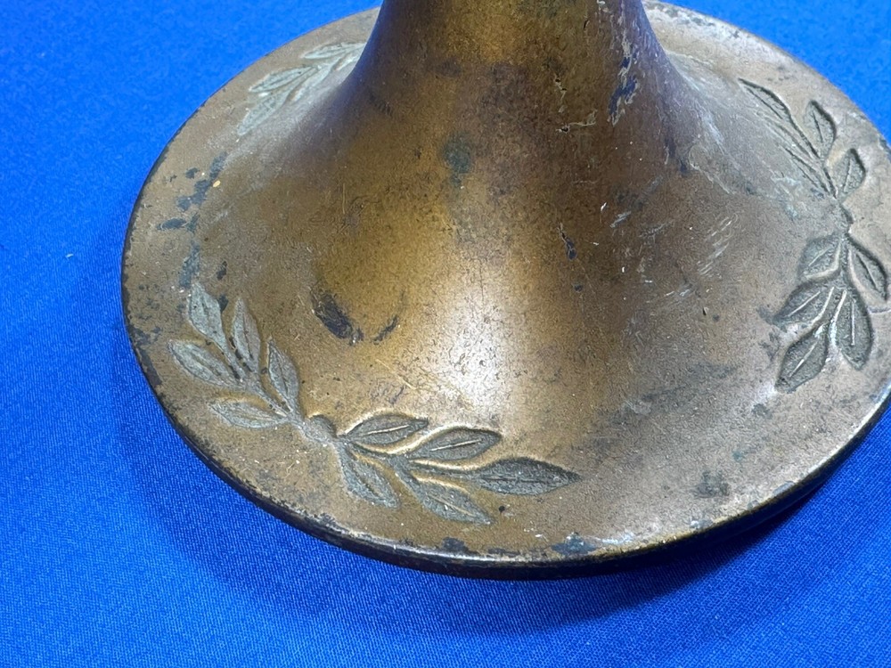 C.1925 Bussmann Wall or Ceiling Light w/ Etched Pattern, Articulating Socket