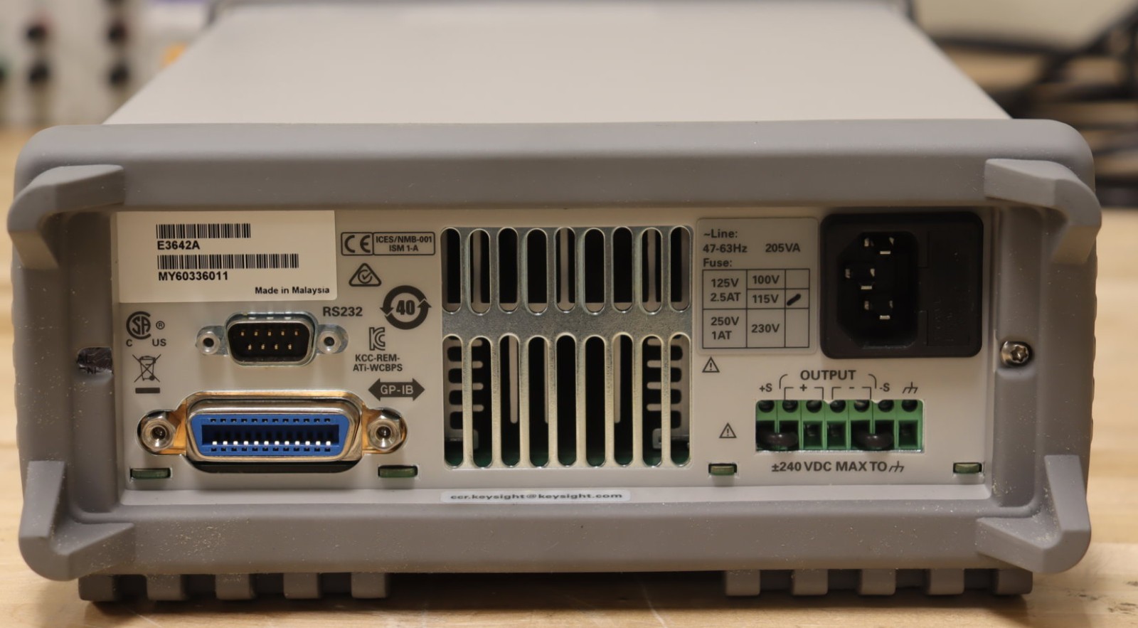Agilent Keysight E3642A DC Power Supply Dual Range 20V/2.5A, 8V/5A, 50W QTY Ava