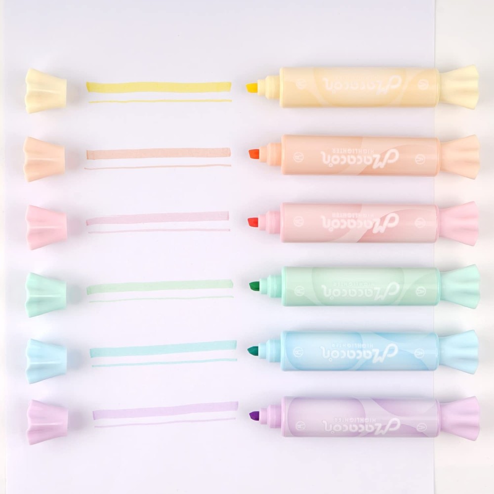 Candy Shape Highlighters, Assorted colors,Chisel Tip,Water Based,Quick Dry& W...