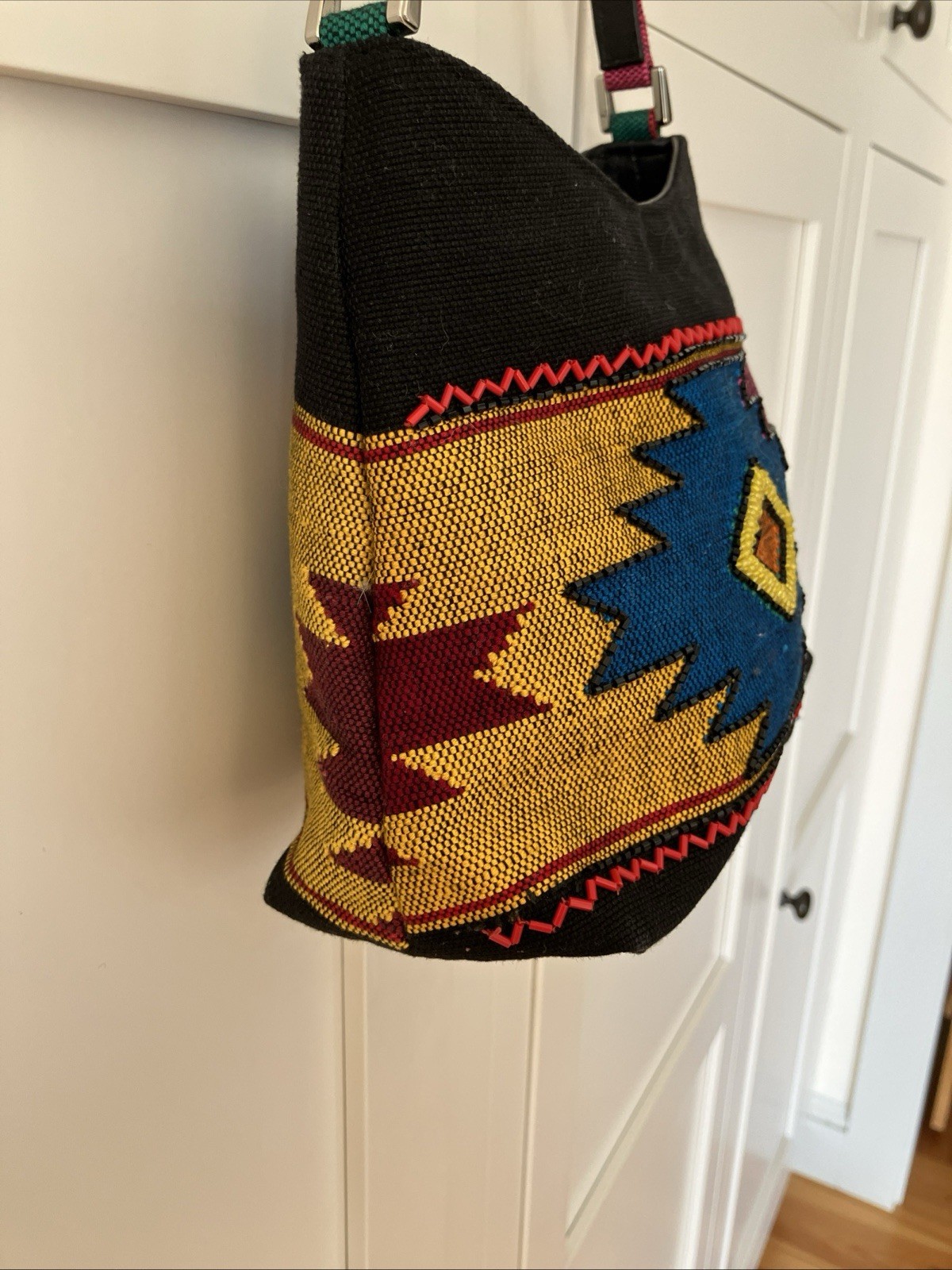Isabella Fiore Purse, Beaded, Southwestern, Navajo, Aztec, Tapestry
