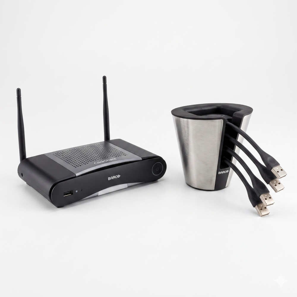 Barco ClickShare CSE-200 Wireless Presentation System 4x USB Buttons & Tray Set
