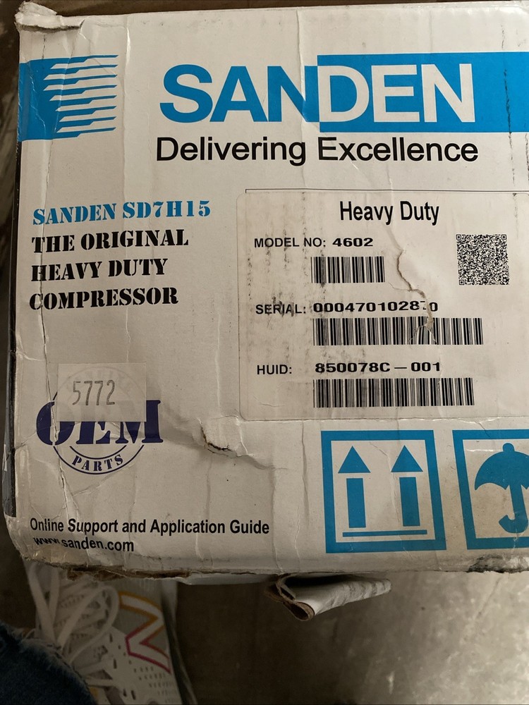 Sanden Compressor Model #4602