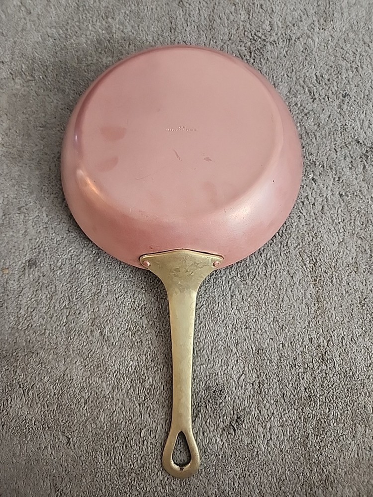 Henry Roessle&son Small Copper Saute Pan.