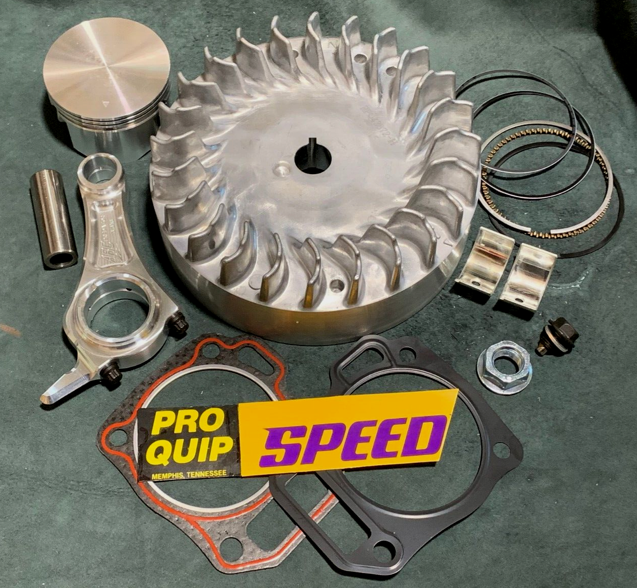 NON-HEMI PREDATOR 212cc ARC BILLET BULLET PROOF SPEED KIT Flywheel Piston Kit