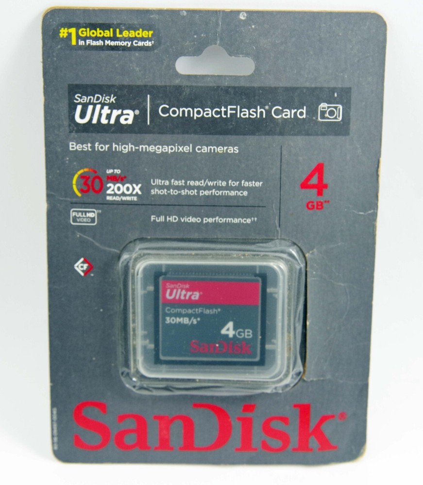 SanDisk 4 GB CompactFlash Memory Card